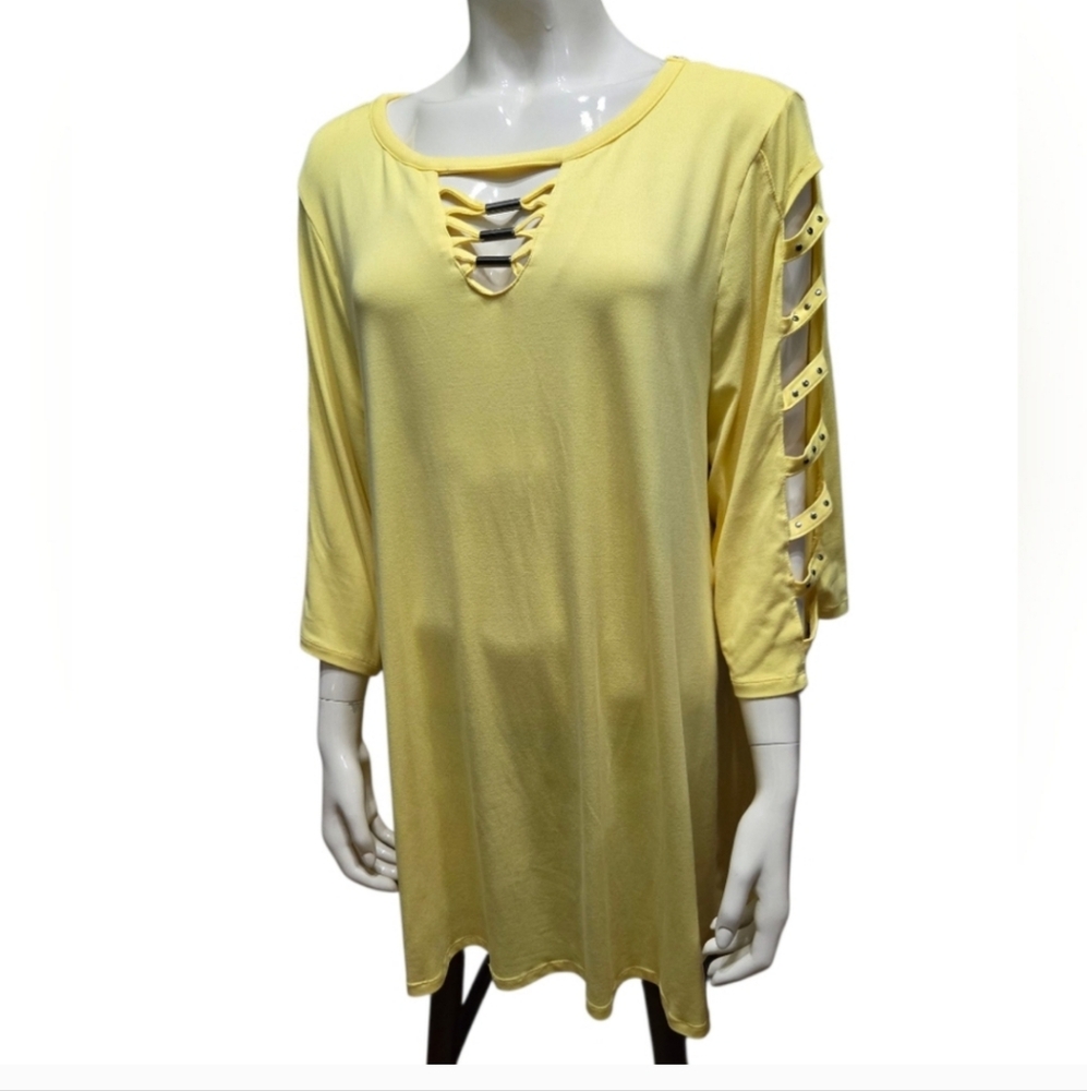 Bundle Deals Size 3X Soft Yellow Tunic